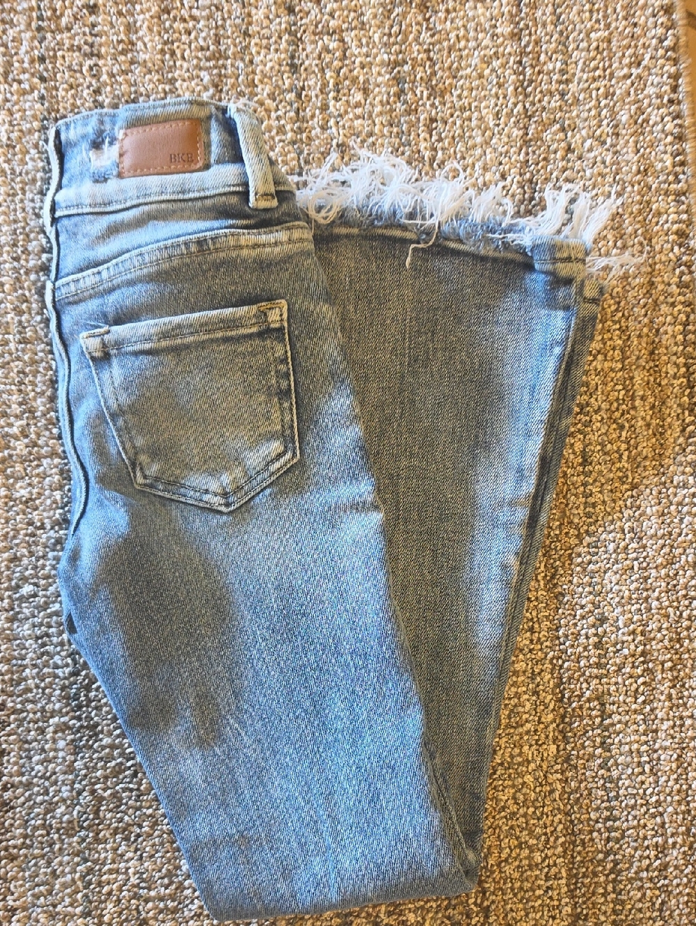 Bke Youth Girls Flare Jean Size 7